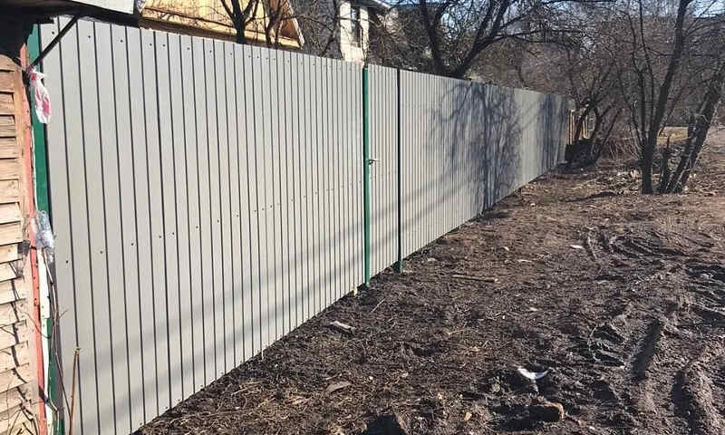 Забор из профлиста